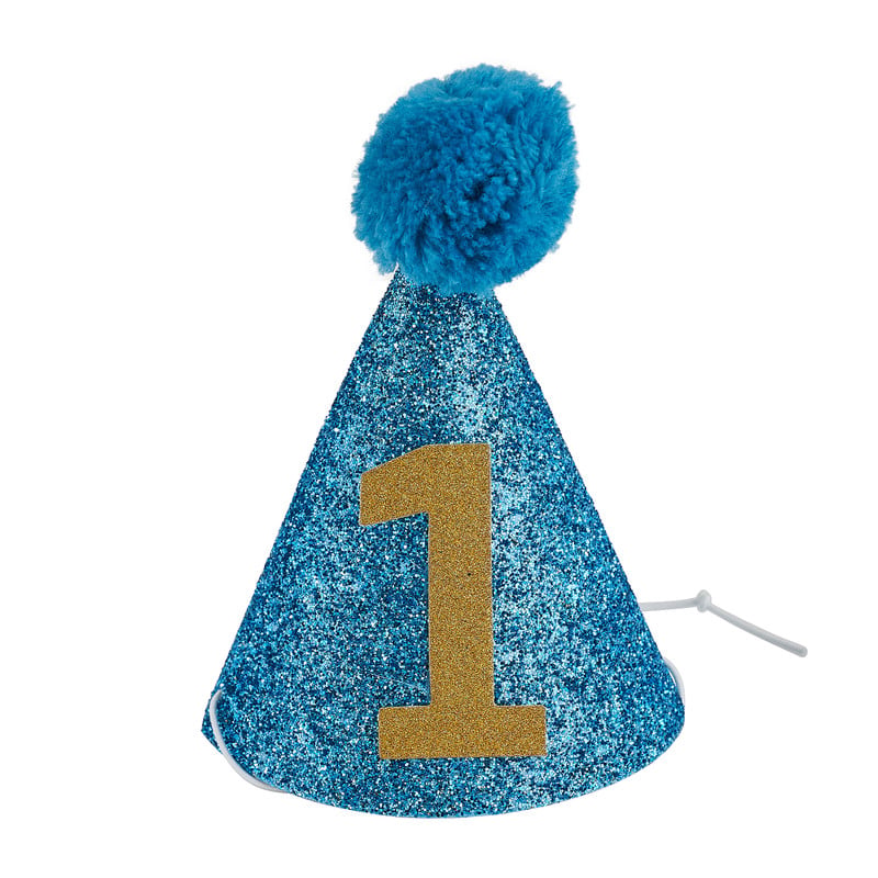 Hoedje baby nr 1 - blauw