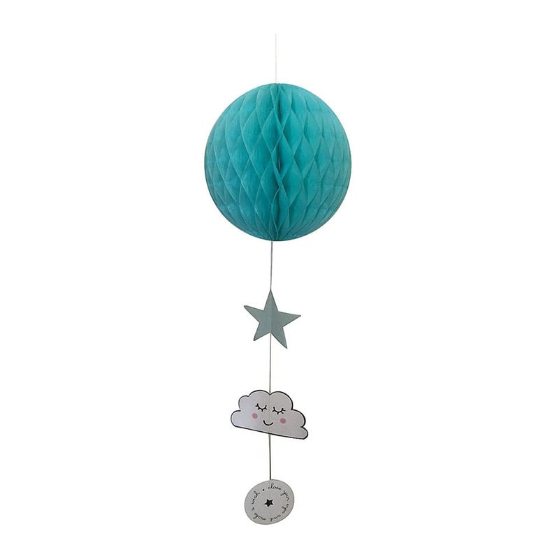 Honeycomb wink - blauw