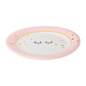 Bord wink - 18 cm - roze - set van 8