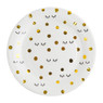 Bord wink - 23 cm - wit - set van 8