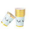 Beker wink - blauw - set van 8