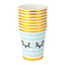 Beker wink - blauw - set van 8