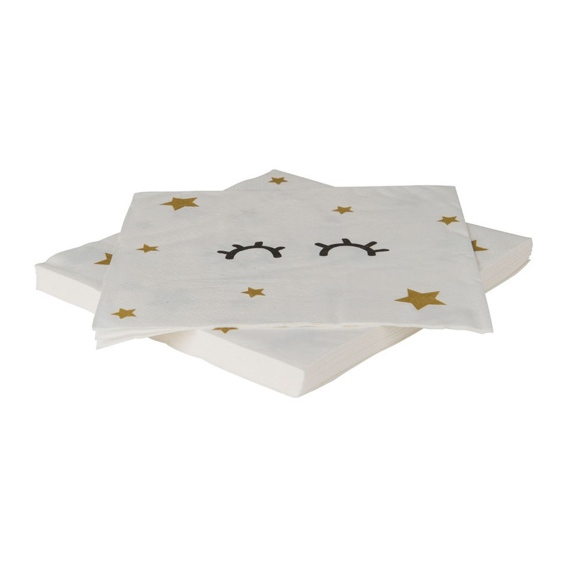 Servetten wink - set van 16 - 16x16 cm