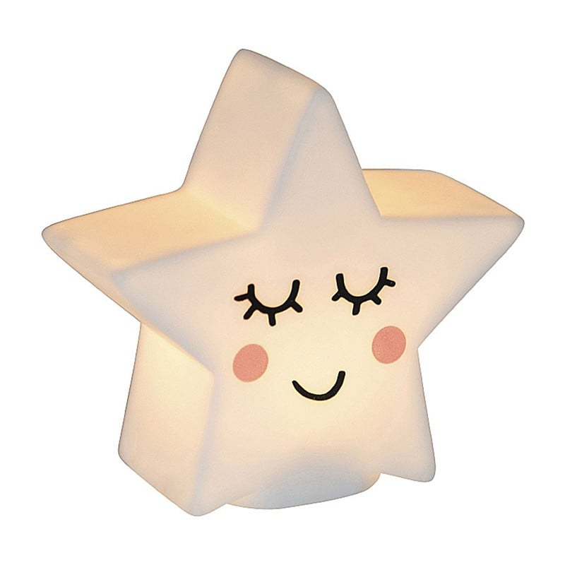 Lampje ster wink - wit 