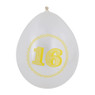 Ballon 16 jaar - set van 8