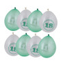 Ballon 18 jaar - set van 8