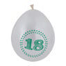 Ballon 18 jaar - set van 8