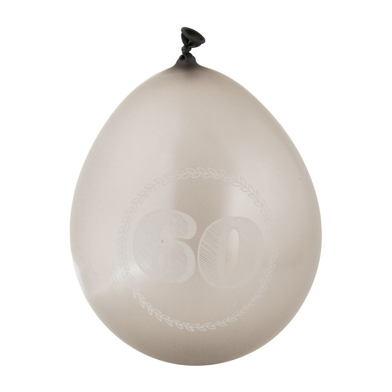 Ballon 60 jaar - set van 8