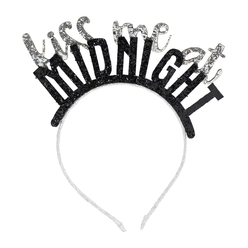 Haarband happy new year - kiss me at midnight 