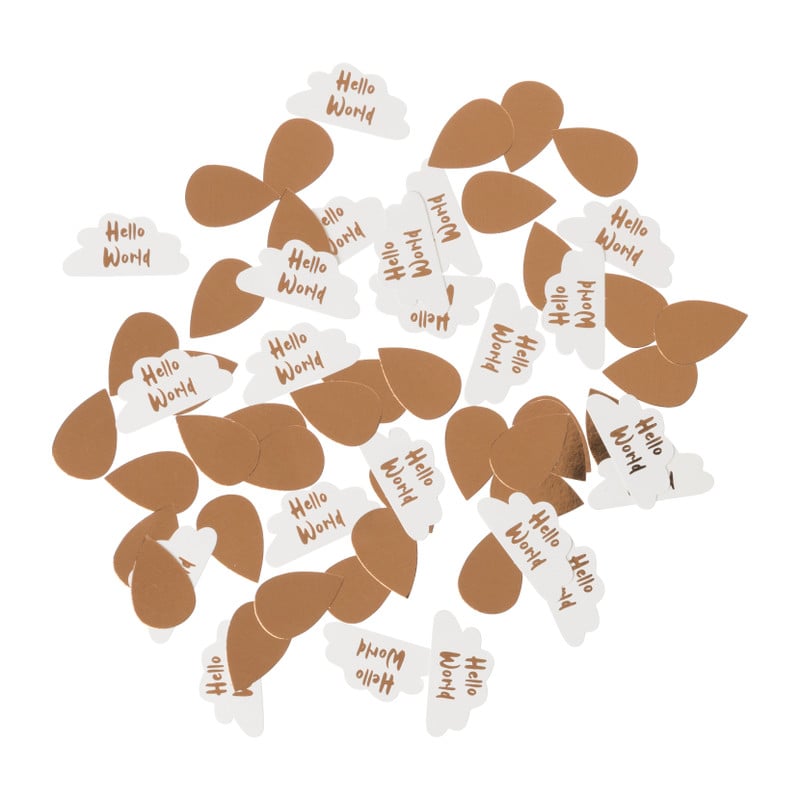 Confetti Hello World