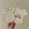 Babyshower invulkaarten - set van 10