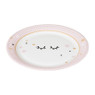 Bord Wink roze - set van 8 - ø23 cm