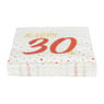 Servetten 30 jaar - 20 stuks