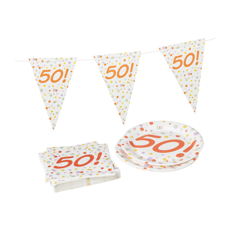 Servetten 50 jaar - 20 stuks