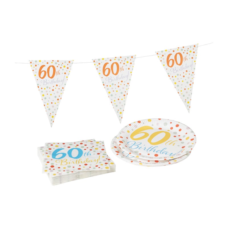 Servetten 60 jaar - 20 stuks