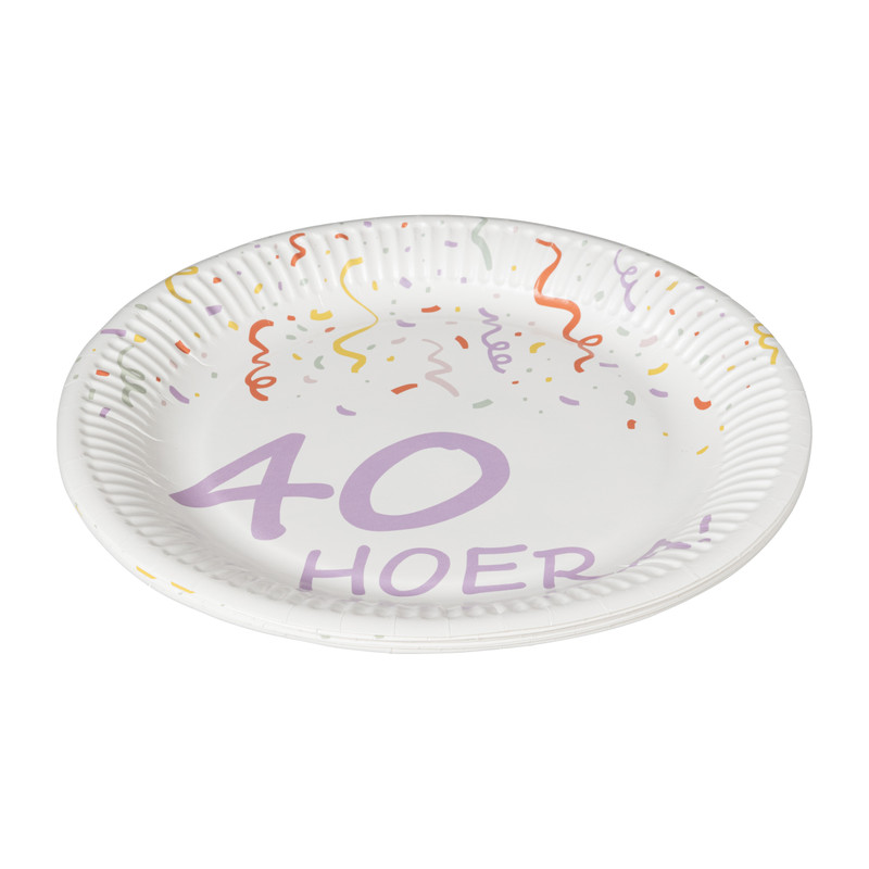 Borden 40 jaar - 8 stuks