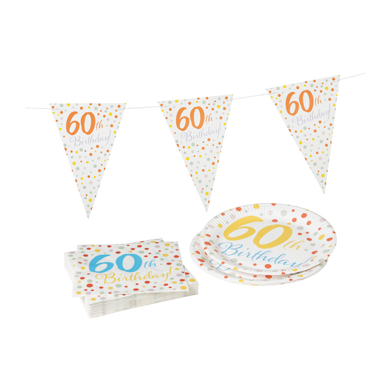 Borden 60 jaar - 8 stuks