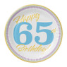 Borden 65 jaar - 8 stuks