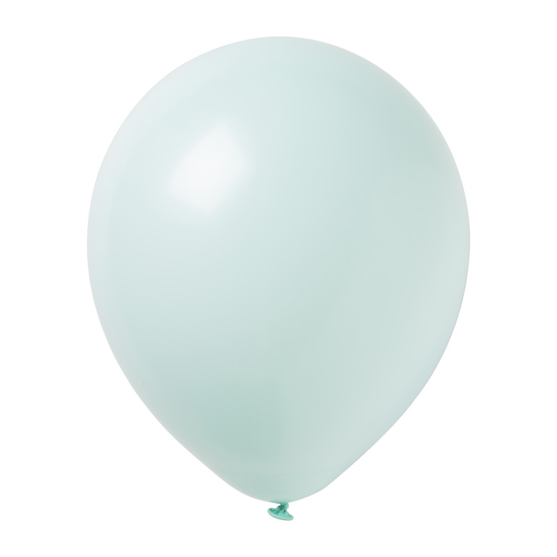Ballonnen kleuren mix - groen/geel/blauw/lichtblauw - set van 8