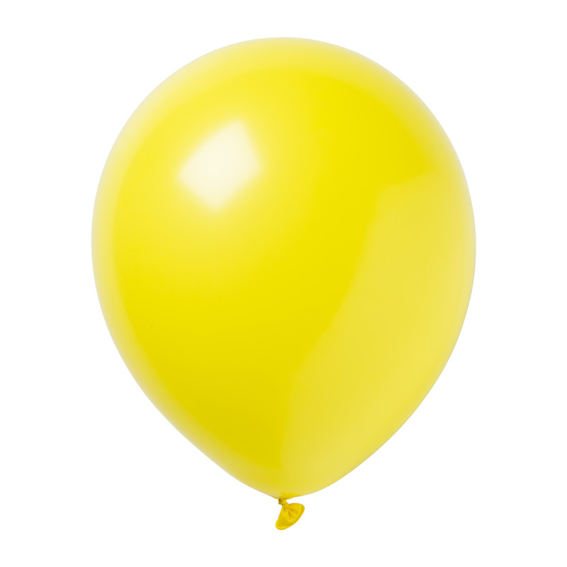 Ballonnen kleuren mix - groen/geel/blauw/lichtblauw - set van 8