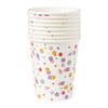 Bekers stipjes - papier - set van 8 