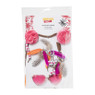 Feestset hippie met accessoires - set van 4