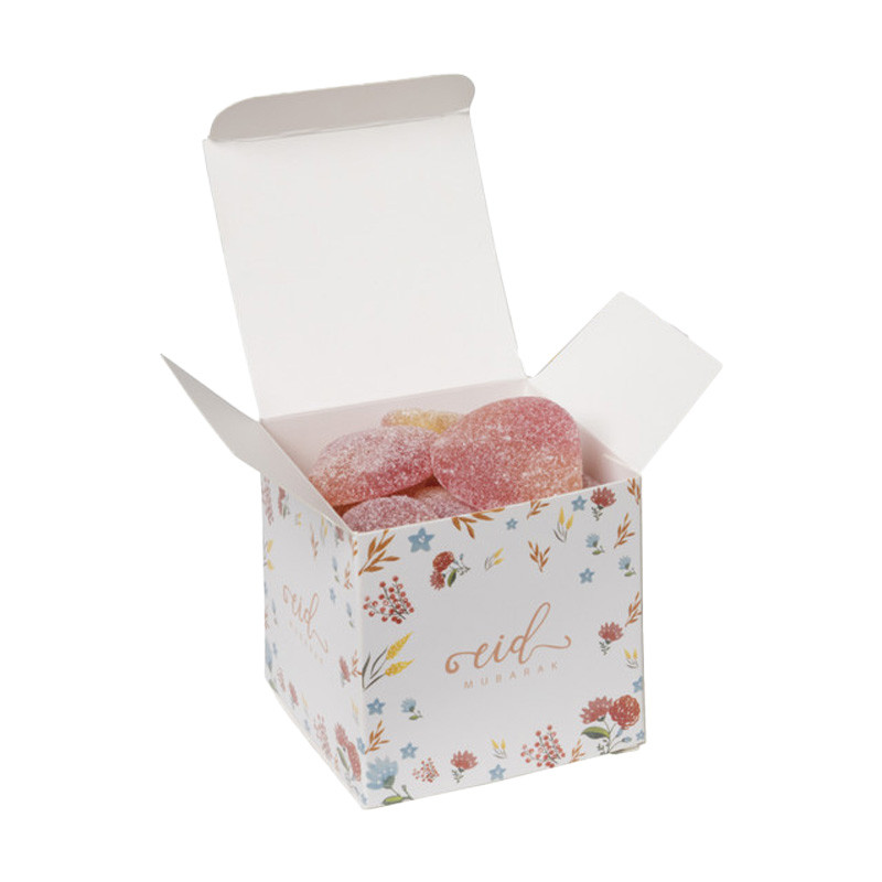 Snoepdoosje Eid Mubarak - set van 8 - 6.5x6.5x6.5 cm