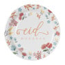 Bord Eid Mubarak - set van 8 - ø23 cm