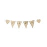 Slinger baby - bruin/goud - 2x200 cm
