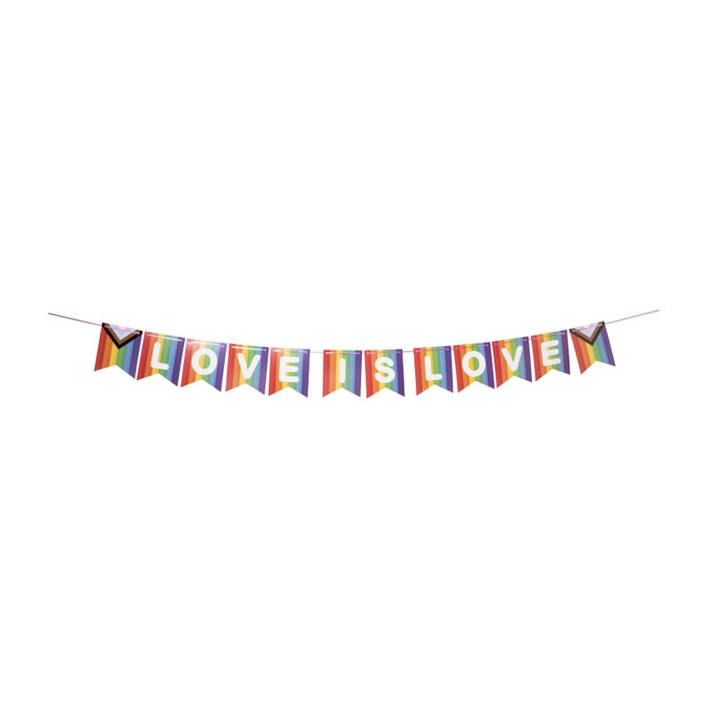 Slinger Love is Love - regenboog - 1.5 meter