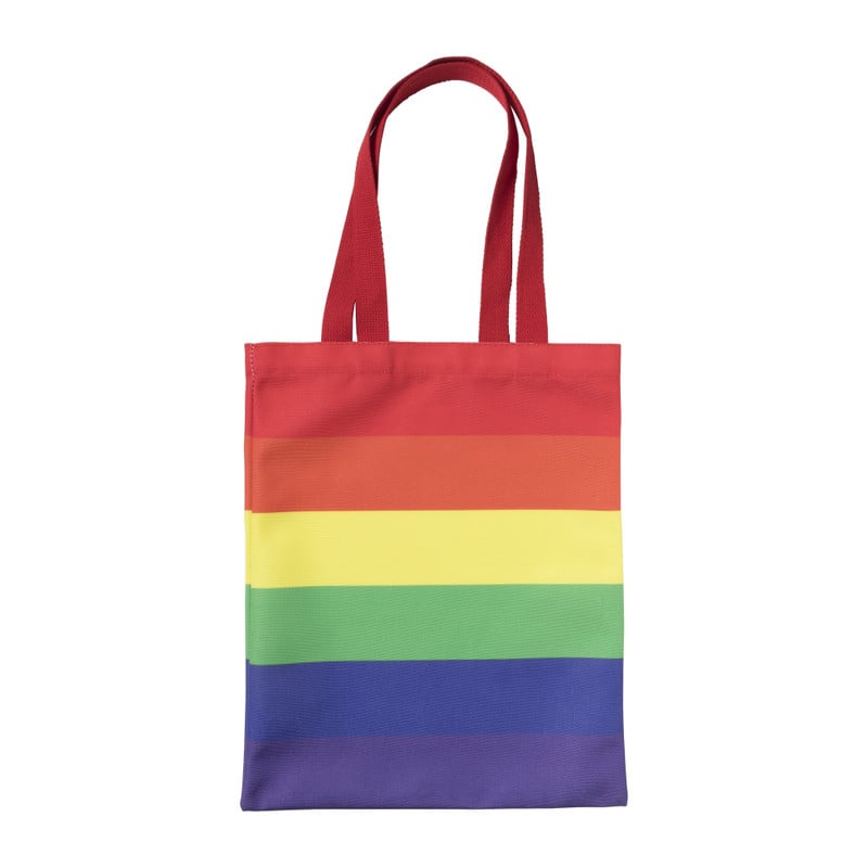 Canvas tas - regenboog
