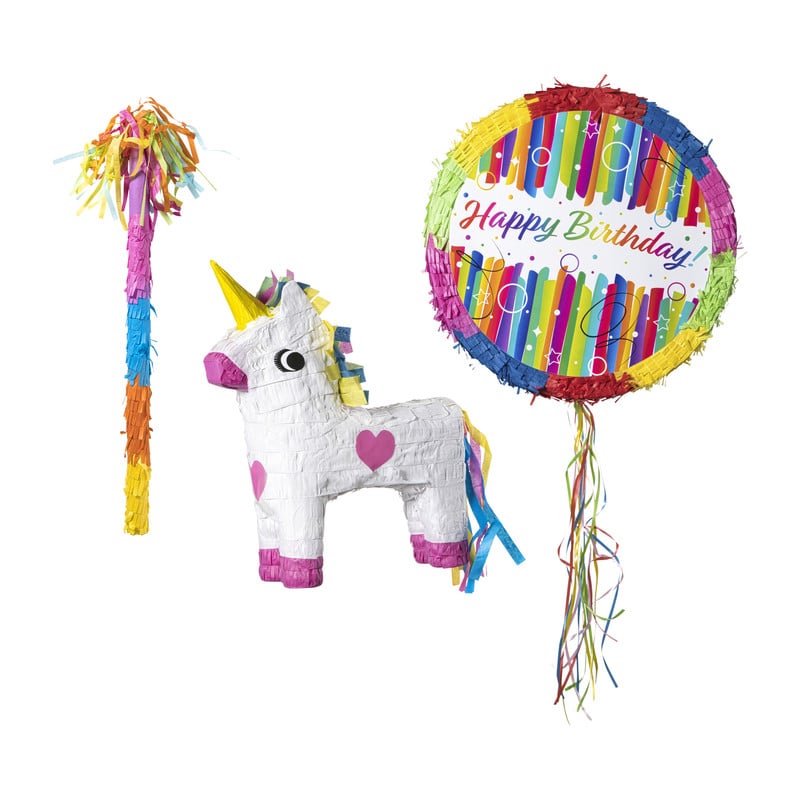 Piñata stick - multikleur - 50x2.5x2.5 cm