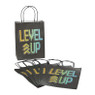 Papieren tasjes level up - set van 6