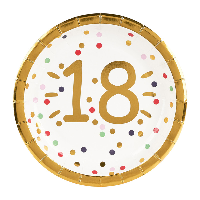 Bordjes 18 - set van 8