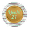 Bordjes Yeah! 21 - set van 8