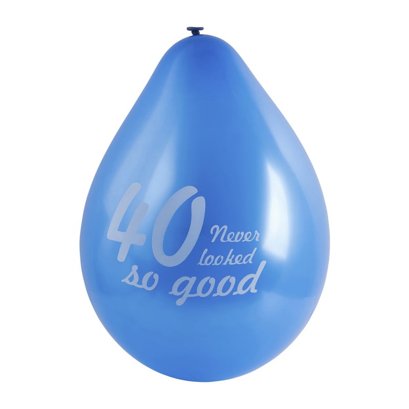 Ballonnen 40 never looked so good - set van 9