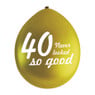 Ballonnen 40 never looked so good - set van 9