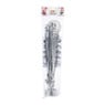 Tafeldecoratie happy birthday - zilverkleurig - 42 cm