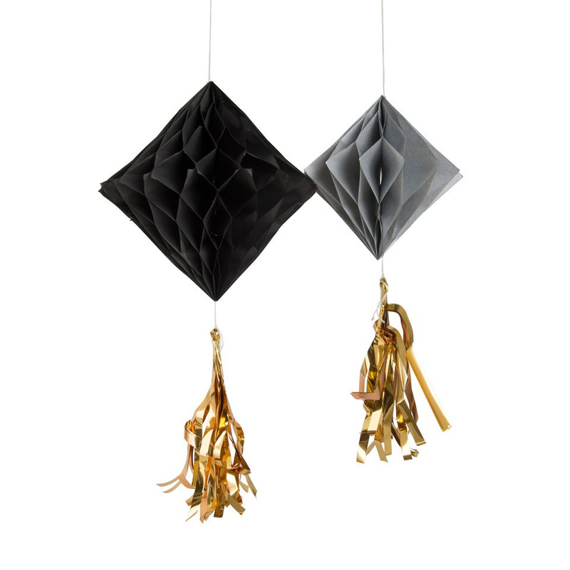 Honeycomb tassel - set van 2