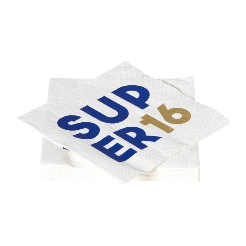Servetten 16 jaar - blauw - set van 20