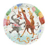 Bordjes feestbeest - ⌀18 cm - set van 8 