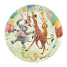 Bord feestbeest - ⌀23 cm - set van 8 