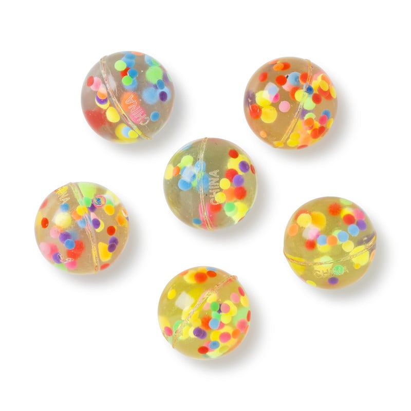 Uitdeelcadeau stuiterbal - set van 6