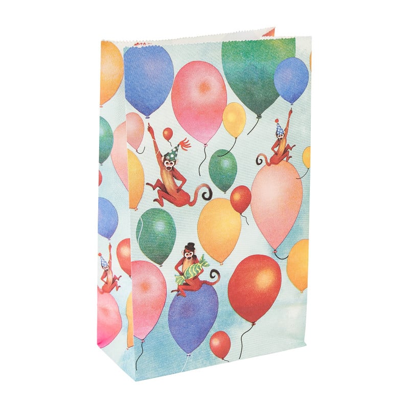Snoepzakje met stickers - 8 stuks 