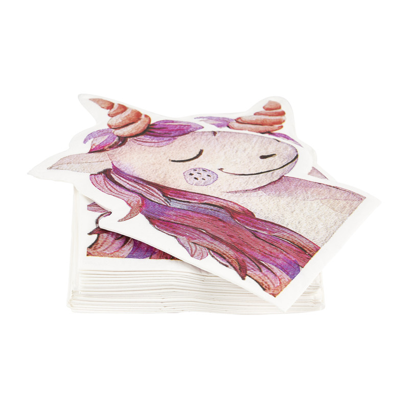 Servetten unicorn - set van 21