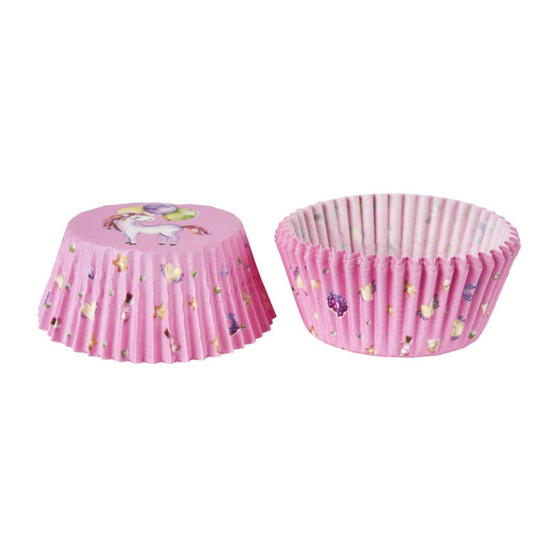 Cupcake vormpjes - unicorn - set van 25