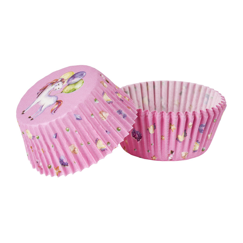 Cupcake vormpjes - unicorn - set van 25