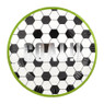 Bord soccer - 8 stuks - ø23 cm