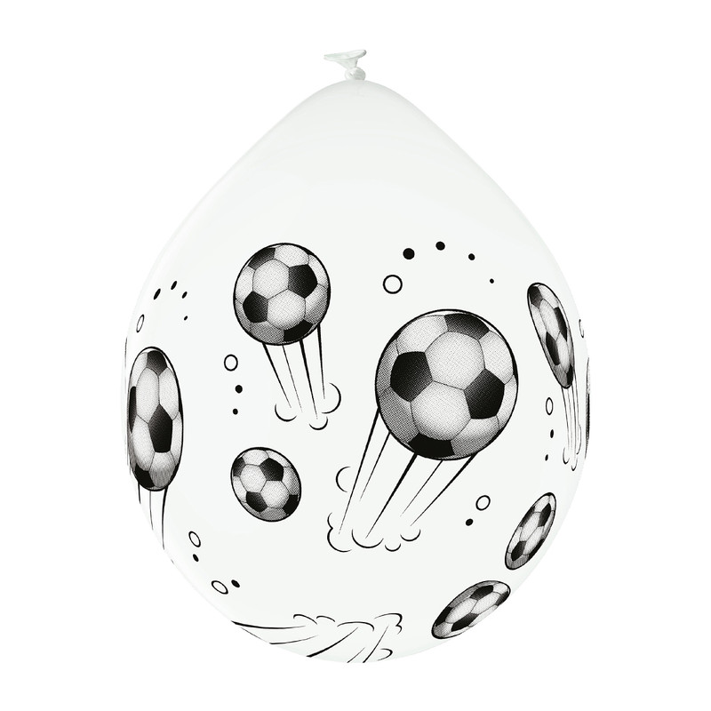 Ballonnen soccer - set van 9