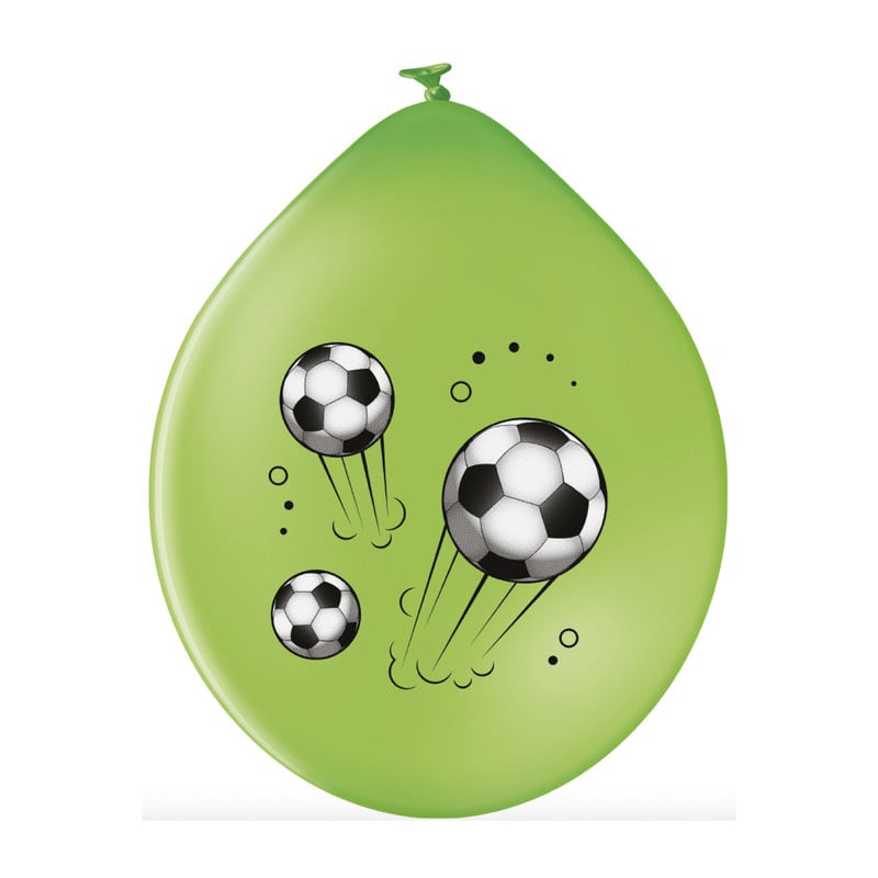 Ballonnen soccer - set van 9